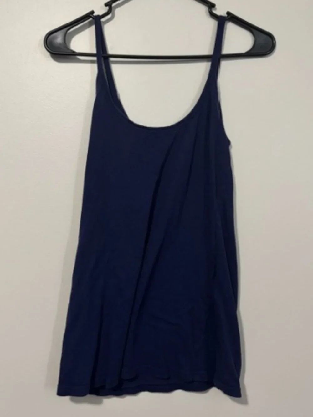 Woman's No Boundaries Short Sleeve Tank Top Color Navy Size Large (11/13)